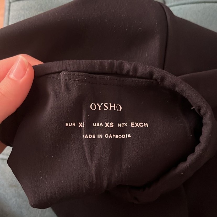 Siyah oysho Spor Kadın Tayt - Görsel 3