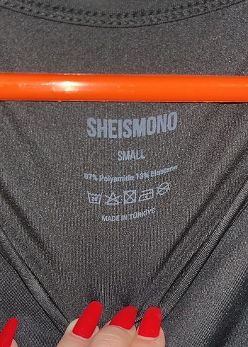 Siyah Mini Kadın Atlet, Yuvarlak Yaka, Spor - Görsel 2