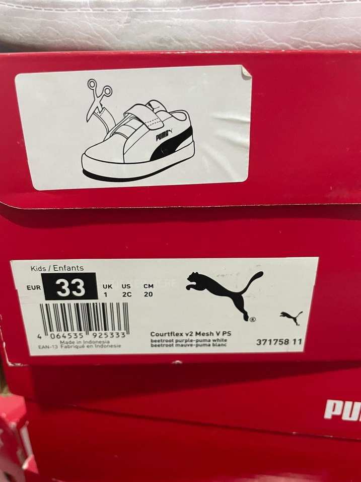 Kız Çocuk Pembe Puma Spor Ayakkabı - Görsel 2