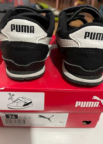 Erkek Çocuk Siyah Puma Spor Ayakkabı - Görsel 3