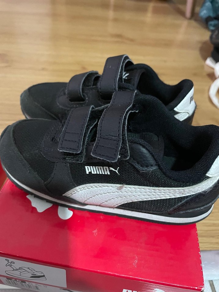 Erkek Çocuk Siyah Puma Spor Ayakkabı - Görsel 2