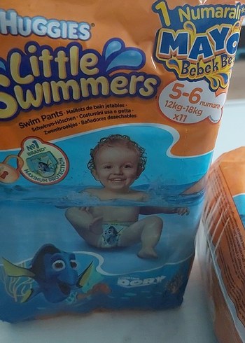 Huggies Little Swimmers 5-6 Numara Bebek Bezi - Görsel 4