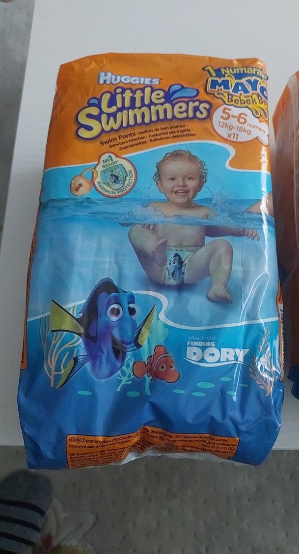Huggies Little Swimmers 5-6 Numara Bebek Bezi - Görsel 2