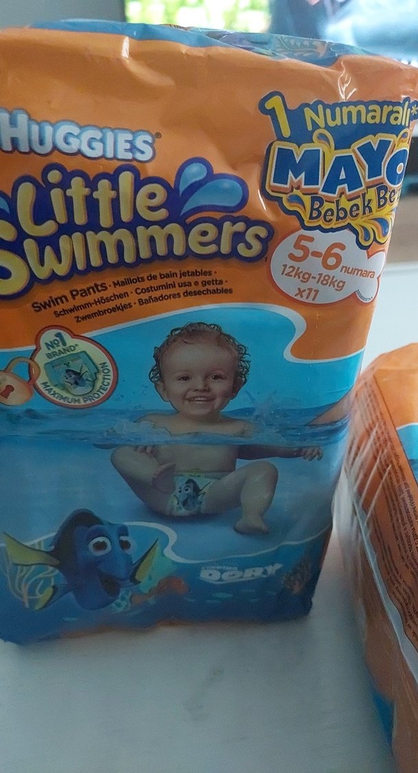 Huggies Little Swimmers 5-6 Numara Bebek Bezi - Görsel 4