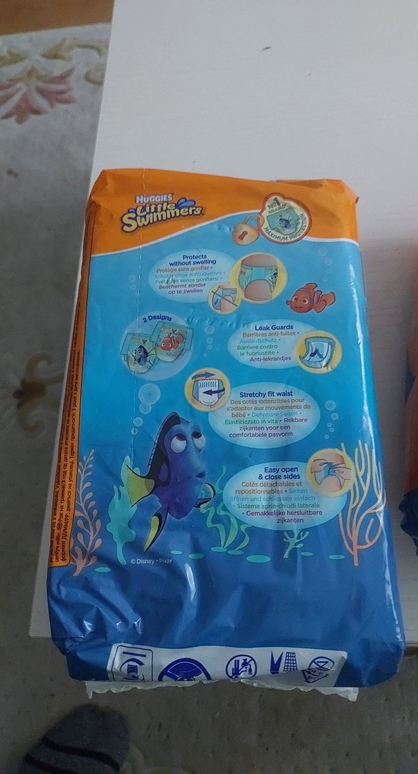Huggies Little Swimmers 5-6 Numara Bebek Bezi - Görsel 3