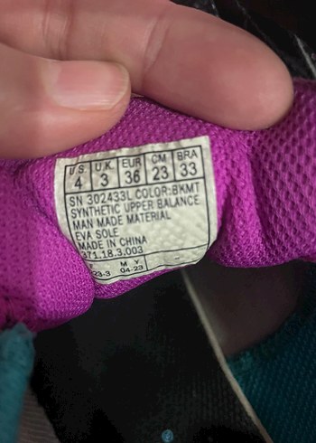 Kız Çocuk Renkli Skechers Bağcıklı Spor Ayakkabı - Görsel 4