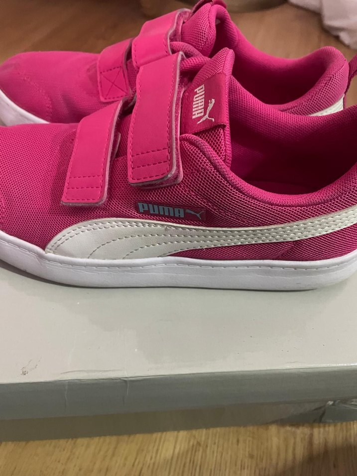 Kız Çocuk Pembe Puma Spor Ayakkabı - Görsel 2