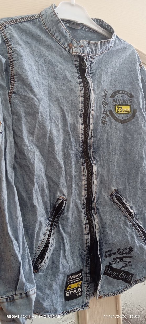 kot erkek çocuk gömlek - Görsel 3