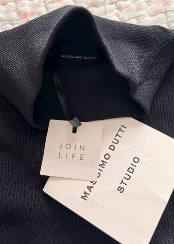 orjinal massimo dutti Balıkçı Yaka Kadın Kazak - Görsel 3