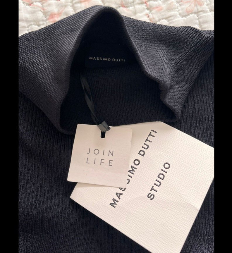 orjinal massimo dutti Balıkçı Yaka Kadın Kazak - Görsel 3