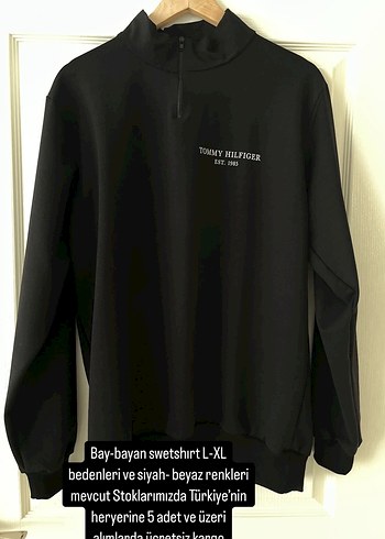 Tommy Hilfiger Beyaz Fermuarlı swetshırt - Görsel 2