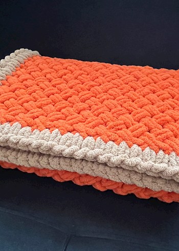 Nakışlı Örgü Çocuk Battaniyesi - Görsel 4