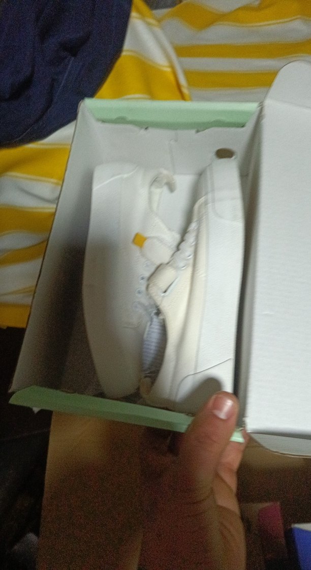 Beyaz unisex Spor Ayakkabı Cırt Cırtlı - Görsel 3