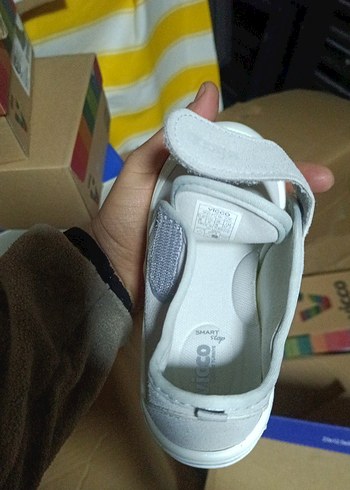 Erkek Bebek Beyaz Ayakkabısı - Görsel 3