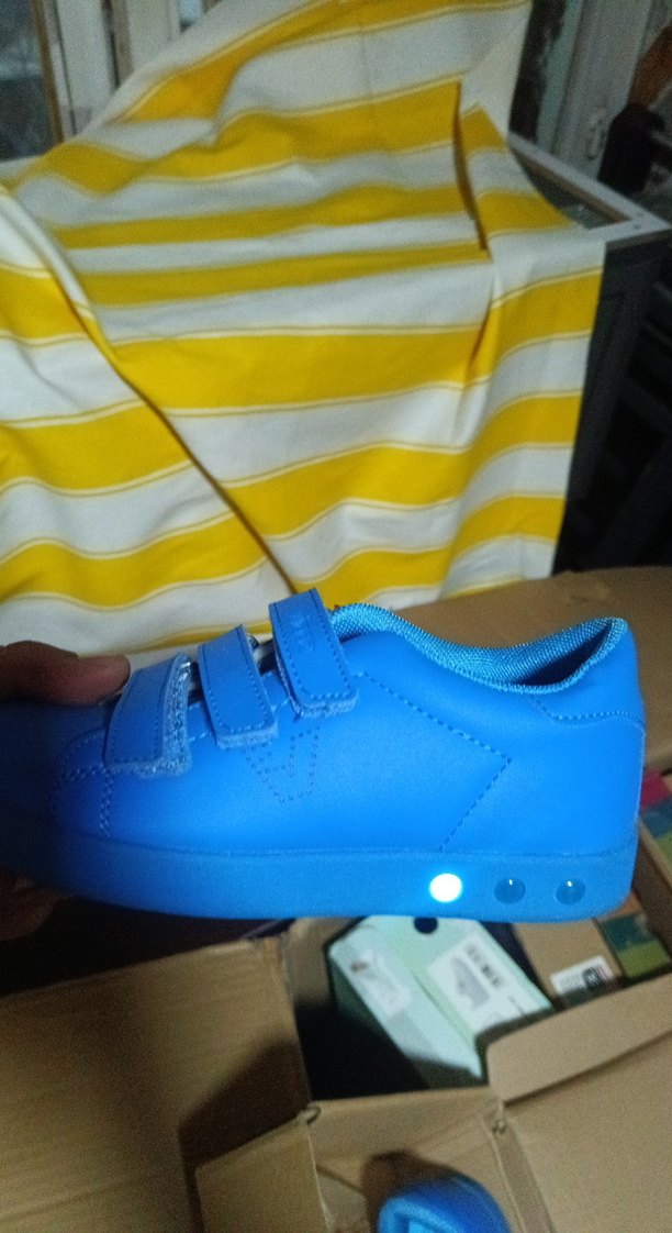 Mavi Erkek Çocuk Spor Ayakkabı Velcro - Görsel 3