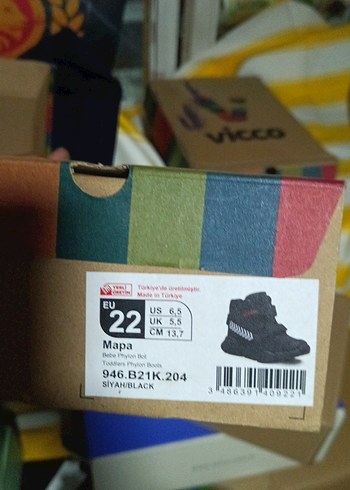 Erkek Çocuk Siyah Baskılı Kauçuk Bot - Görsel 3