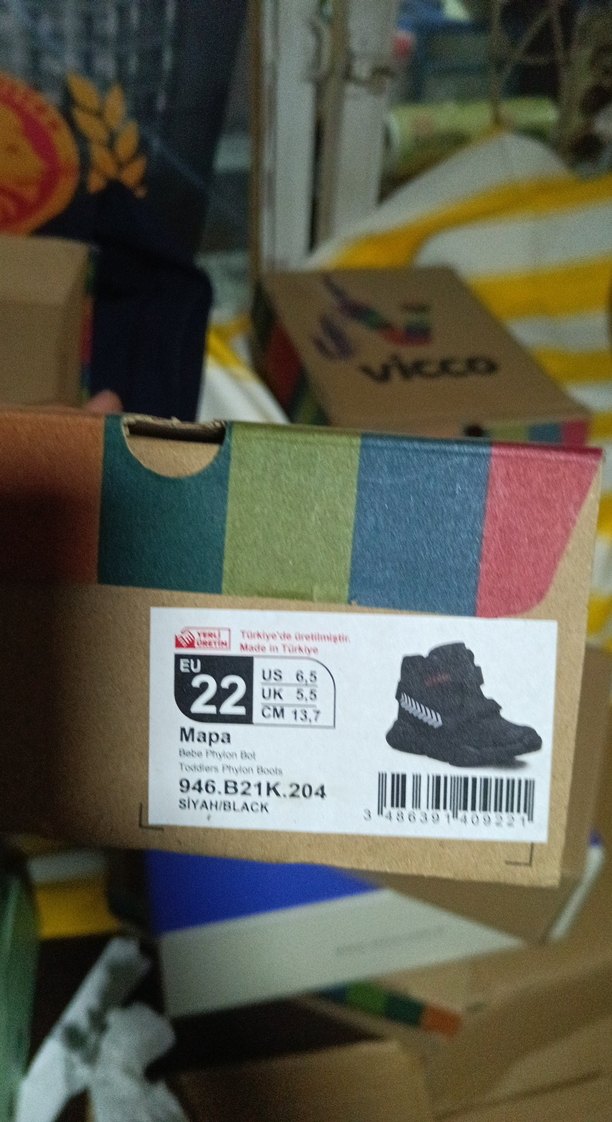 Erkek Çocuk Siyah Baskılı Kauçuk Bot - Görsel 3