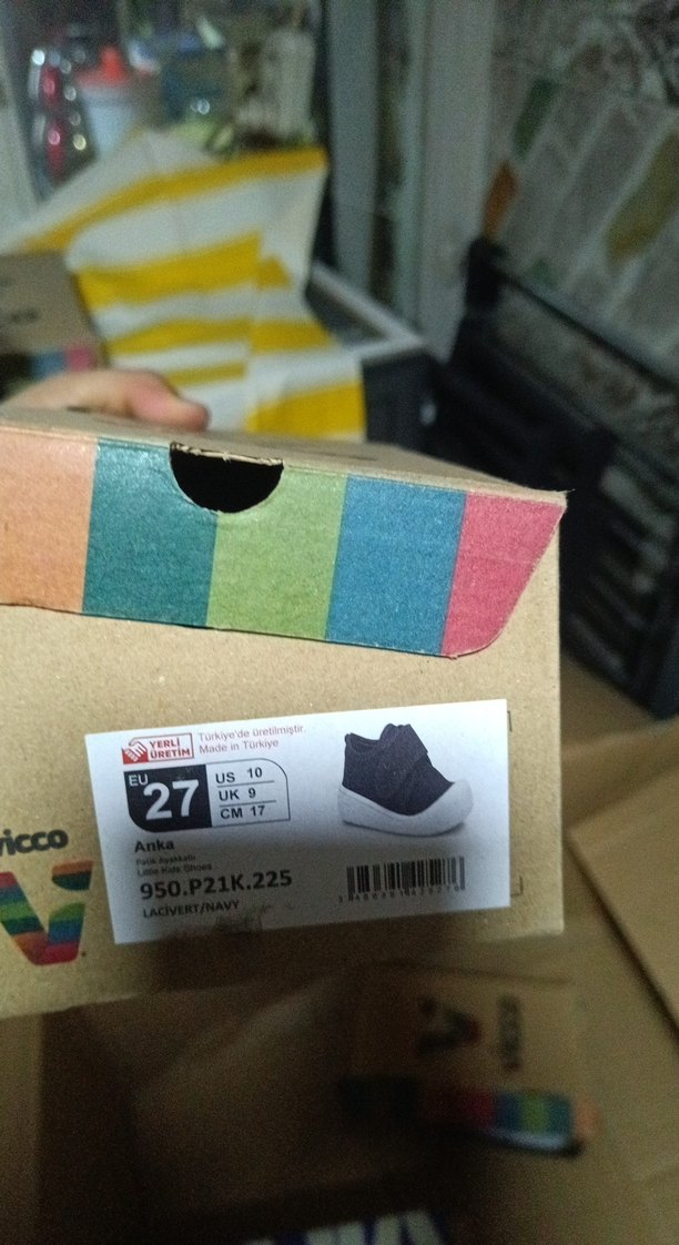 Mavi Erkek Çocuk Spor Ayakkabı Velcro - Görsel 4