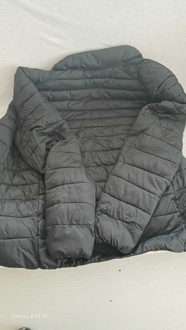 Siyah Fermuarlı Erkek Kışlık Mont - Görsel 3