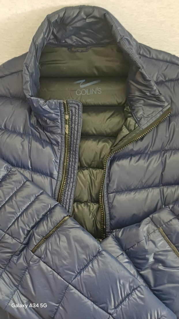 Erkek Koyu Mavi Fermuarlı Günlük Mont - Görsel 2