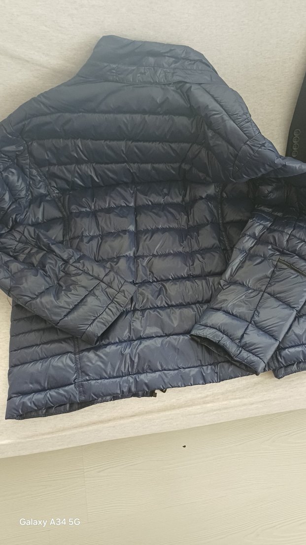 Erkek Koyu Mavi Fermuarlı Günlük Mont - Görsel 3