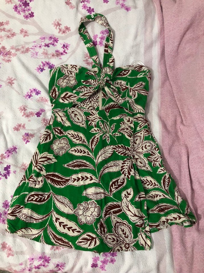 Straplez Elbise görünümlü Şort Tulum - Görsel 4