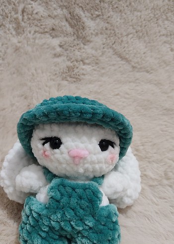 Turkuaz Peluş Oyuncak Tavşan - Görsel 2