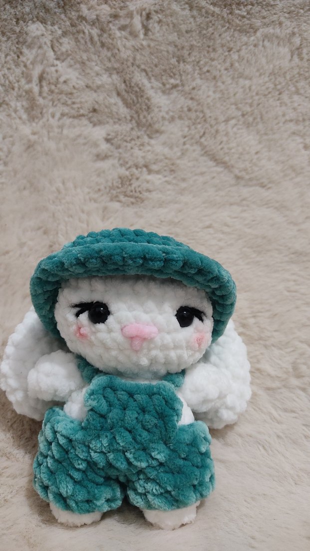 Turkuaz Peluş Oyuncak Tavşan - Görsel 2