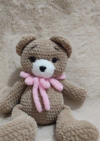 Kahverengi Peluş Ayıcık Oyuncak - Görsel 2