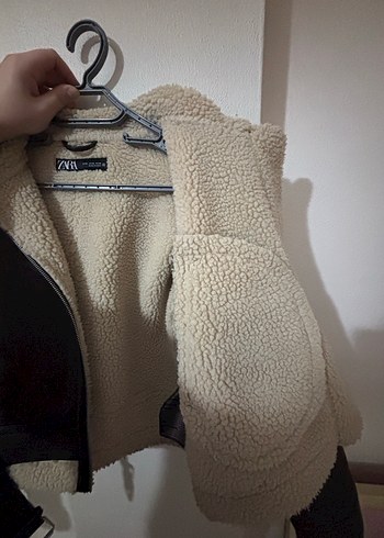 Kemerli Kahverengi Deri Kadın Ceket - Görsel 4