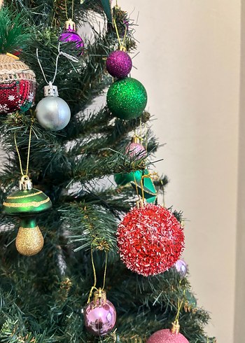 Renkli Yılbaşı Ağacı Süsü Seti - Görsel 5