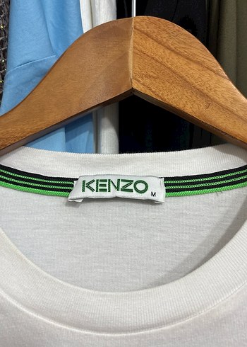 Kenzo Beyaz Renkli Baskılı kadın tişört - Görsel 6