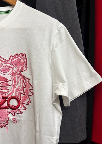 Kenzo Beyaz Renkli Baskılı kadın tişört - Görsel 7