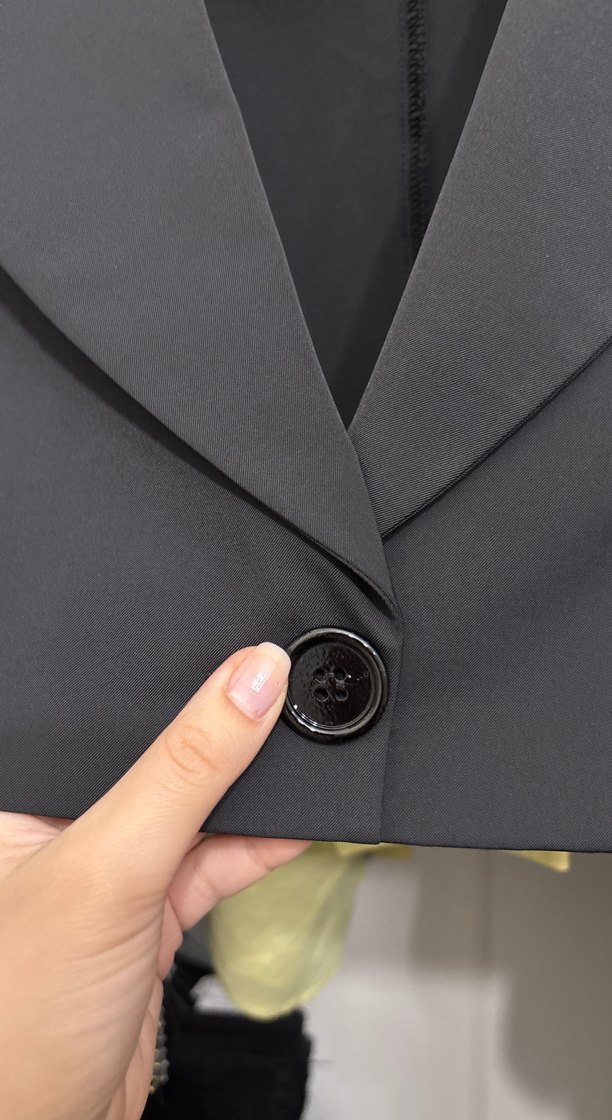Siyah  Mini Kadın Blazer - Görsel 2