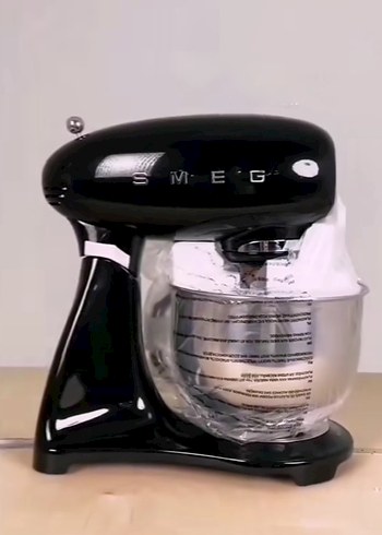 Smeg Retro siyah mutfak şefi sıfır kutulu yeni ürün - Görsel 5