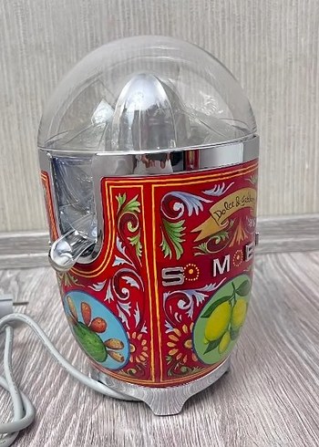SMEG Dolce&Gabbana Tasarımlı Narenciye Sıkacağı Sıfır Yeni ürün - Görsel 5