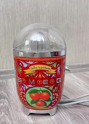 SMEG Dolce&Gabbana Tasarımlı Narenciye Sıkacağı Sıfır Yeni ürün - Görsel 3