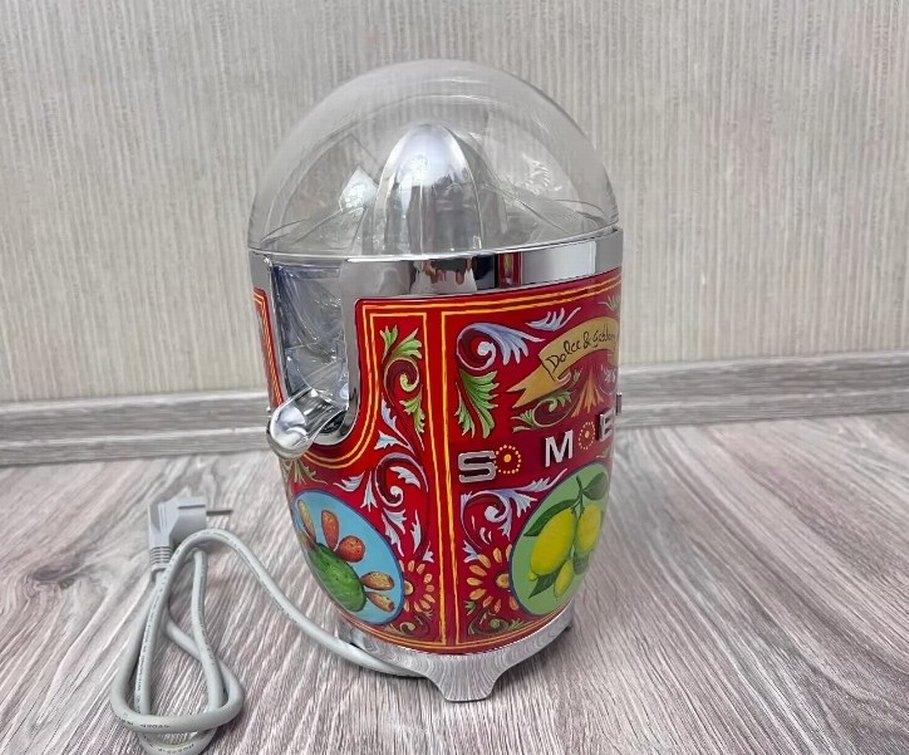 SMEG Dolce&Gabbana Tasarımlı Narenciye Sıkacağı Sıfır Yeni ürün - Görsel 5