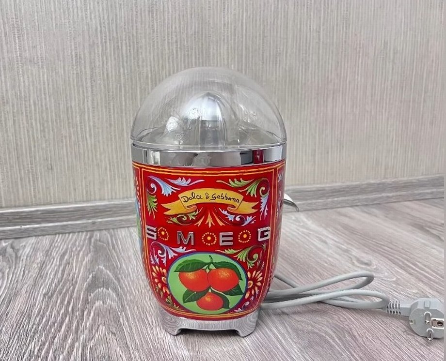 SMEG Dolce&Gabbana Tasarımlı Narenciye Sıkacağı Sıfır Yeni ürün - Görsel 3