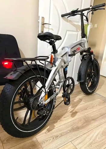RKS RD5 Gri Katlanabilir Elektrikli Bisiklet Sıfır Yeni Ürün - Görsel 6