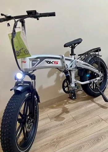 RKS RD5 Gri Katlanabilir Elektrikli Bisiklet Sıfır Yeni Ürün - Görsel 3
