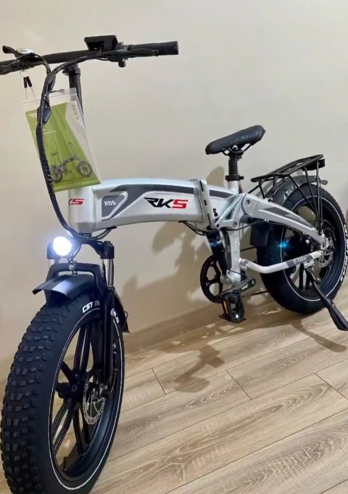 RKS RD5 Gri Katlanabilir Elektrikli Bisiklet Sıfır Yeni Ürün - Görsel 3