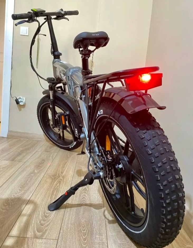 RKS RD5 Gri Katlanabilir Elektrikli Bisiklet Sıfır Yeni Ürün - Görsel 4