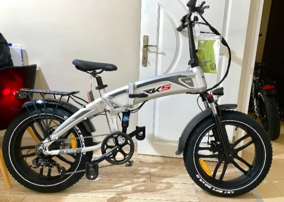 RKS RD5 Gri Katlanabilir Elektrikli Bisiklet Sıfır Yeni Ürün - Görsel 2