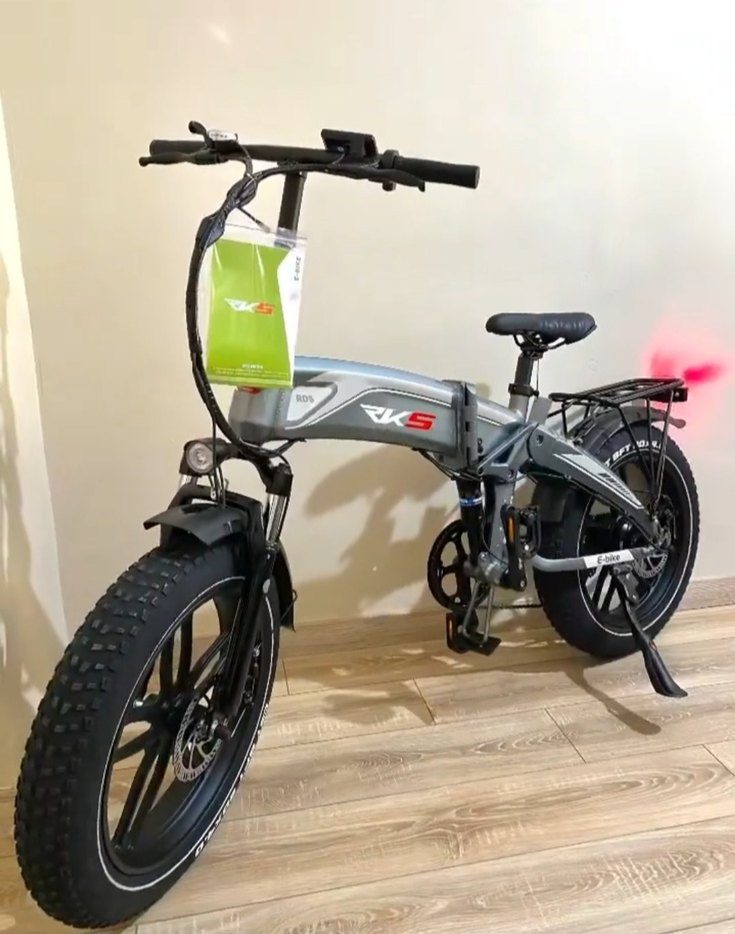 RKS RD5 Gri Katlanabilir Elektrikli Bisiklet Sıfır Yeni Ürün - Görsel 5