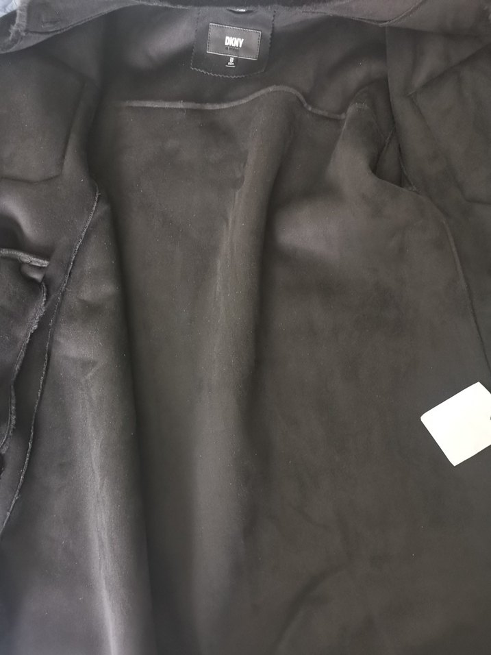 DKNY siyah kadın kaban - Görsel 5