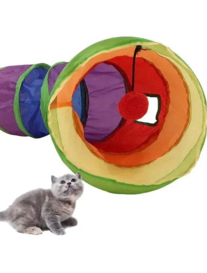 Çok Renkli kedi Oyun Tüneli - Görsel 2