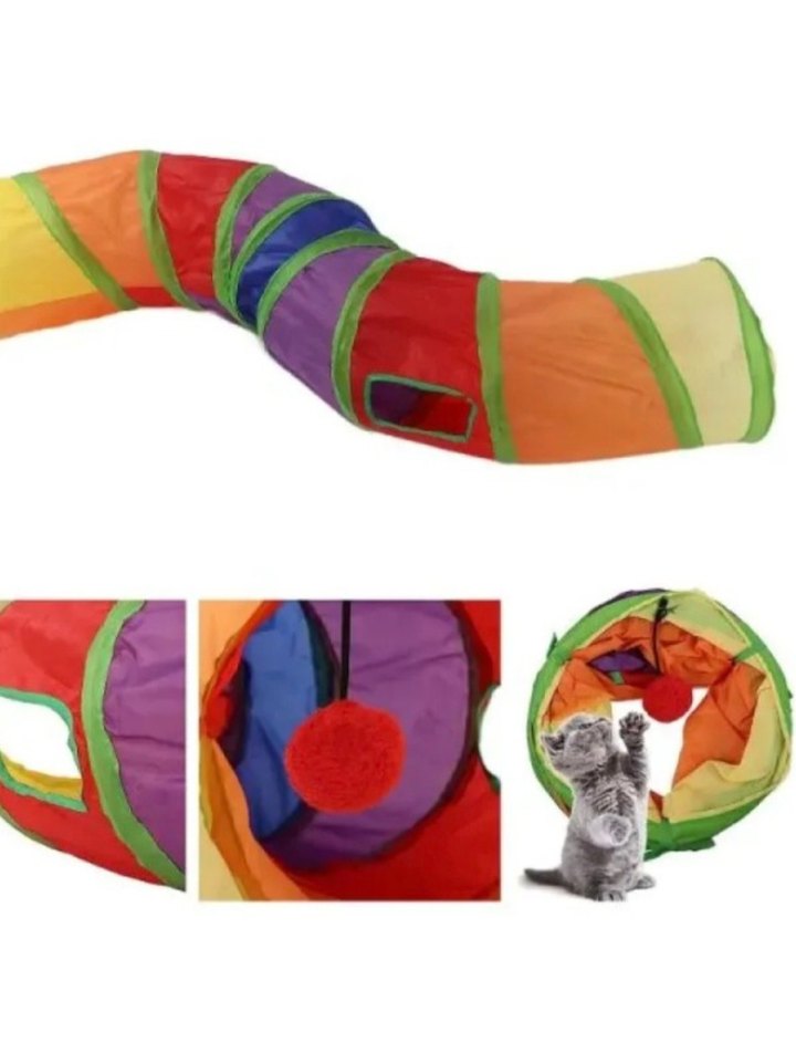 Çok Renkli kedi Oyun Tüneli - Görsel 3