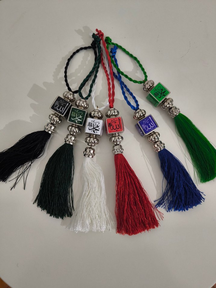 Renkli araba ayna süsü Bohem Tarzı - Görsel 3