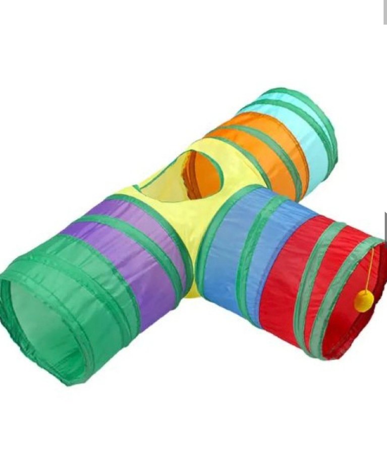 Renkli Kedi Tüneli Oyuncağı - Görsel 2